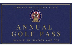 Annual Golf Pass Single Junior (under age 30)